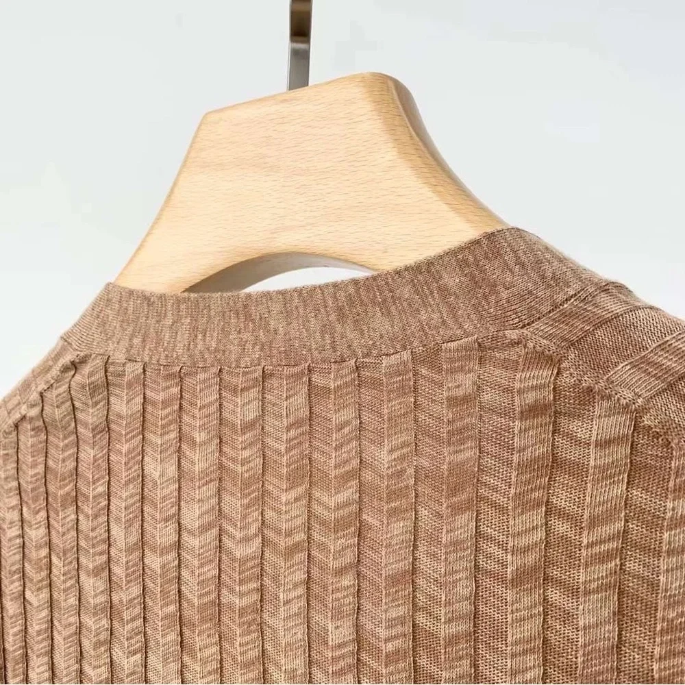 🍁ICICLE Cotton open knit light button up cardigan - Picture 13 of 15